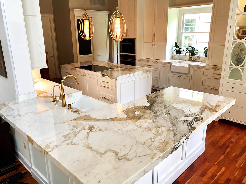 Marble countertops: