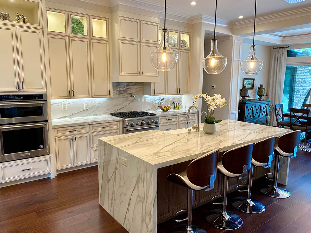 Porcelain countertops: